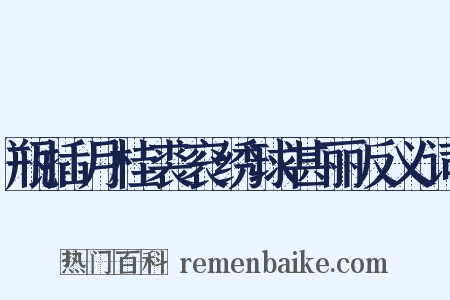 瓶插月桂裘衮绣球甚丽反义词是什么意思的图片